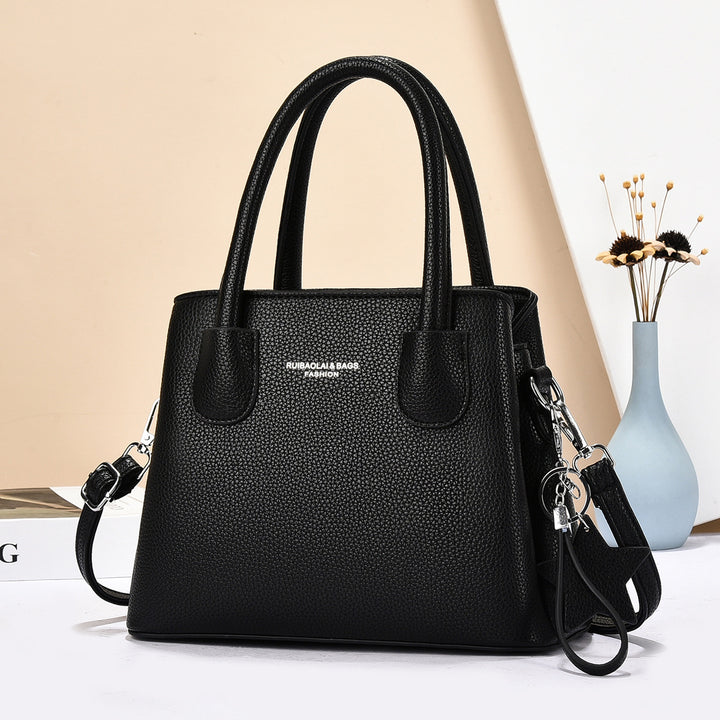 Damen modische Handtasche mit strukturiertem Obermaterial und abnehmbarem Schultergurt Nord Taschen
