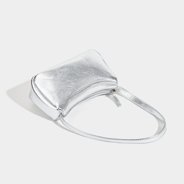 Damen modische Umhängetasche mit glänzender Metallic-Oberfläche Nord Taschen