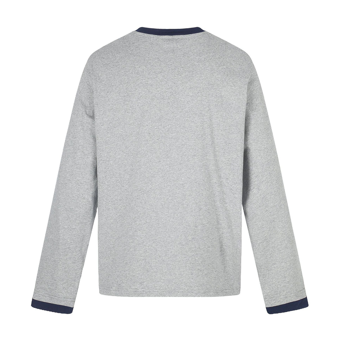 Herren Langarm-Sweatshirt mit Kontrast-Bündchen und Adler-Star-Print Nord Taschen
