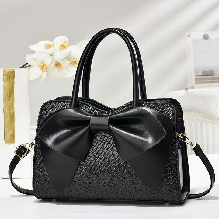 Damen elegante Handtasche mit großen Schleifenakzenten Nord Taschen