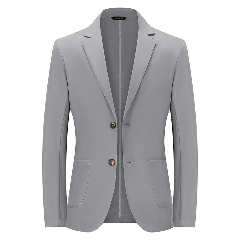 Herren Modernes Slim-Fit Sakko mit schmalem Revers und aufgesetzten Taschen Nord Taschen