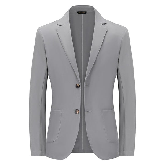 Herren Modernes Slim-Fit Sakko mit schmalem Revers und aufgesetzten Taschen Nord Taschen