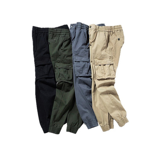 Herren Urban‑Utility Relaxed‑Fit Cargo‑Jogginghose mit Tunnelzug und Mehrfach‑Taschen Nord Taschen