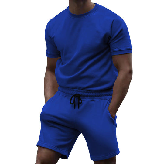 Herren Sportkombination mit kurzärmligem Oberteil und bequemen Shorts