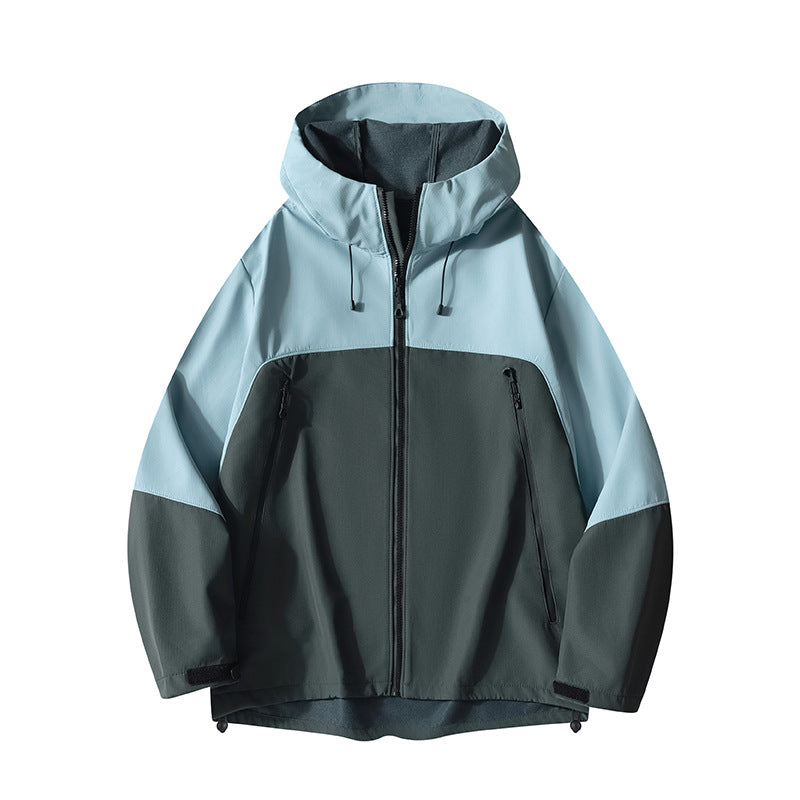 Herren Hybrid-Softshelljacke mit Kapuze, atmungsaktivem Fleece-Innenfutter & verdeckten Reißverschlusstaschen Nord Taschen