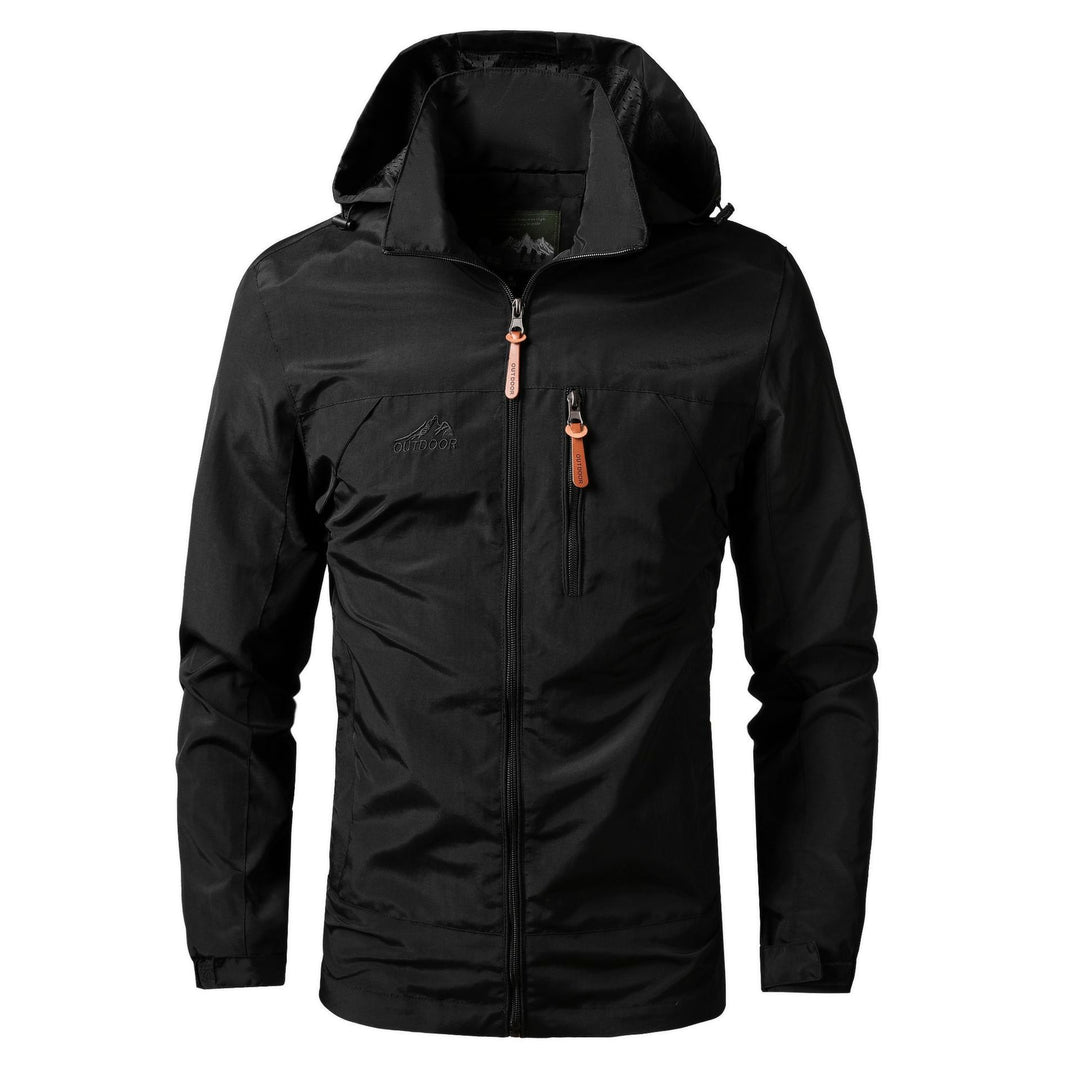 Herren leichte Outdoor-Fieldjacke mit Kapuze, atmungsaktivem Futter und Multifunktions‑Taschen Nord Taschen