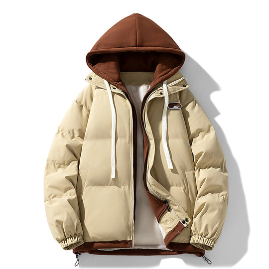 Damen Stepp-Kapuzenjacke mit weichem Teddyfleece-Innenfutter, verstellbarem Saum und elastischen Bündchen Nord Taschen