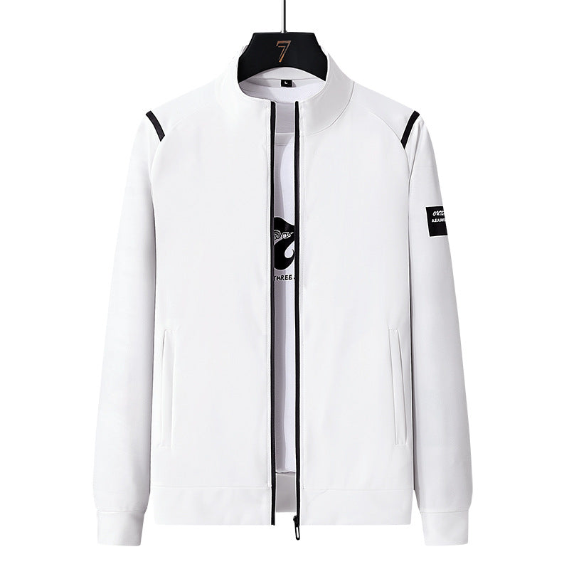 Herren Sportlicher Trainingsanzug-Set mit Reißverschlussjacke, Rundhalsausschnitt-Sweatshirt und Slim-Fit Jogginghose Nord Taschen