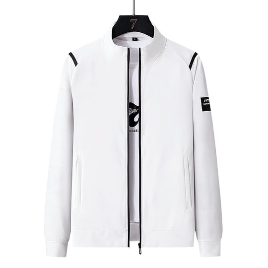 Herren Sportlicher Trainingsanzug-Set mit Reißverschlussjacke, Rundhalsausschnitt-Sweatshirt und Slim-Fit Jogginghose Nord Taschen