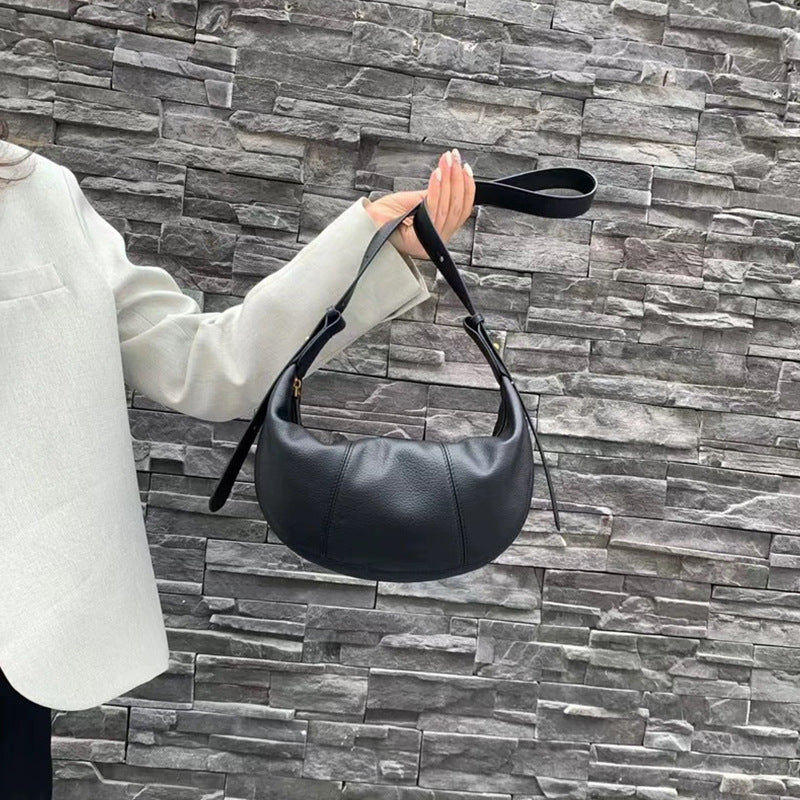 Damen Hobo-Tasche mit eleganter Halbmondform und verstellbarem Schulterriemen Nord Taschen