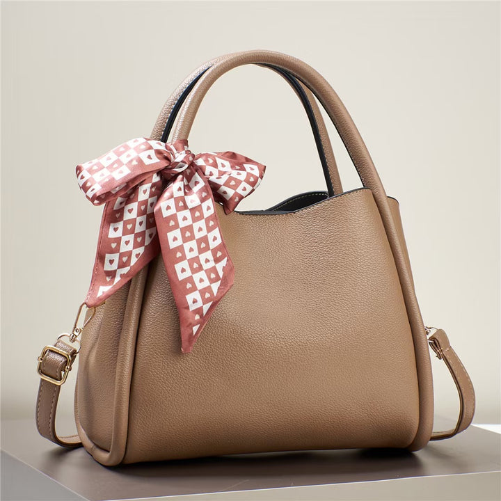 Damen elegante Handtasche mit verspieltem Schleifenakzent Nord Taschen