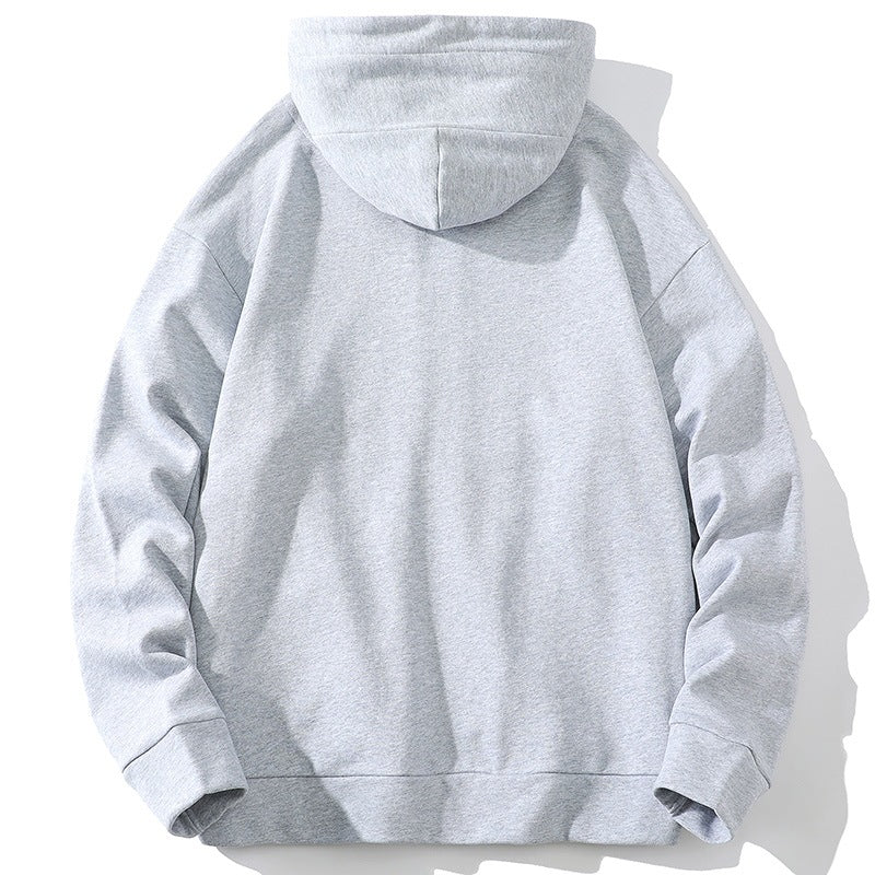 Unisex Oversize Kapuzen-Zipjacke aus weichem Fleece mit durchgehendem Reißverschluss und Eingrifftaschen Nord Taschen