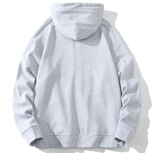 Unisex Oversize Kapuzen-Zipjacke aus weichem Fleece mit durchgehendem Reißverschluss und Eingrifftaschen Nord Taschen
