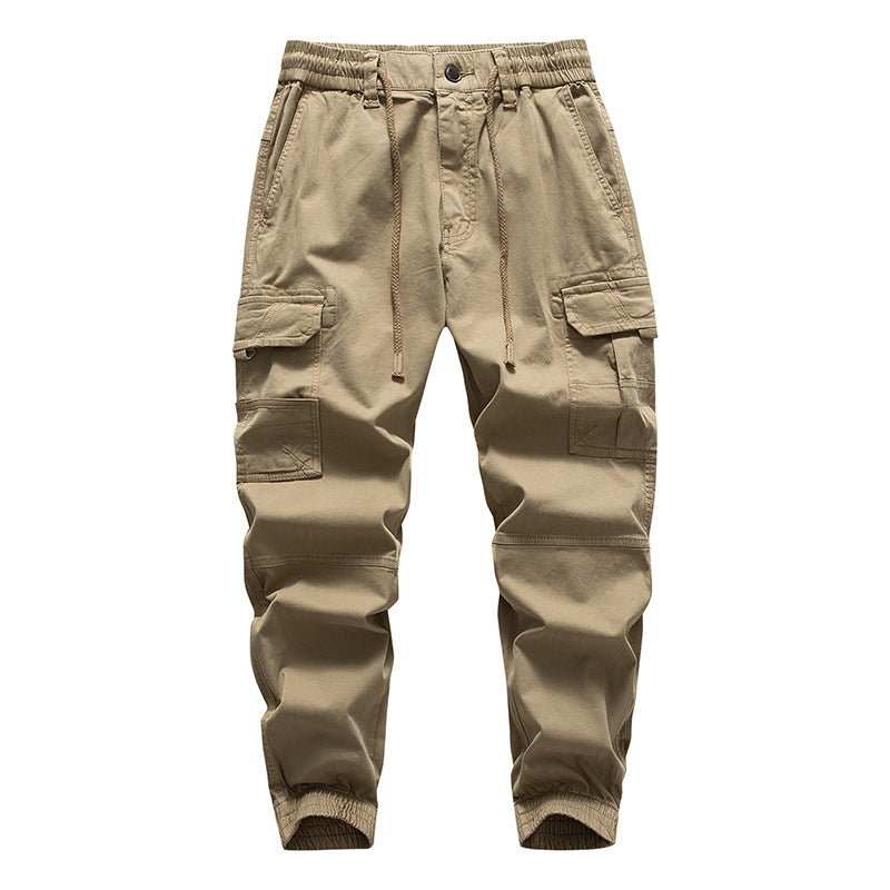 Herren Multifunktionale Cargo-Joggerhose mit Tunnelzugbund, Knieabnähern und Organizer-Taschen Nord Taschen
