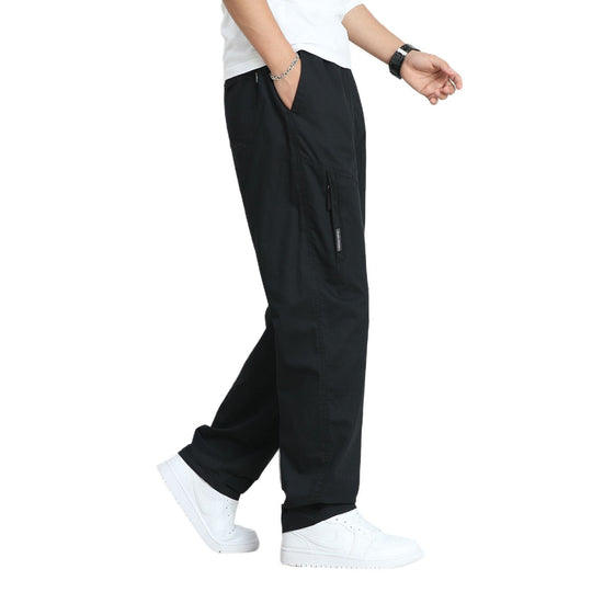 Herren Relaxed-Fit Canvas-Cargohose mit vorgeformten Knieeinsätzen und seitlicher Reißbeintasche Nord Taschen