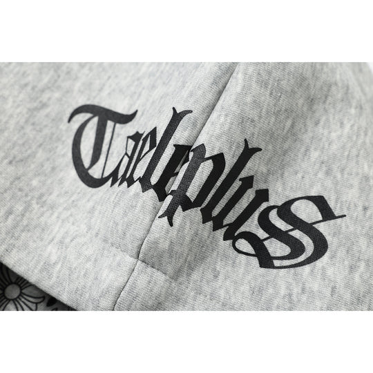Unisex Kapuzenpullover im Urban‑Gothic‑Print mit geripptem Saum Nord Taschen