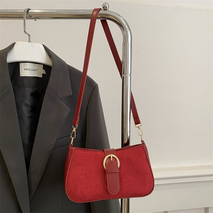 Damen Umhängetasche mit elegantem Schnallenverschluss Nord Taschen