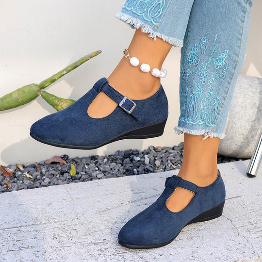 Damen Halbschuhe mit elegantem Riemendesign