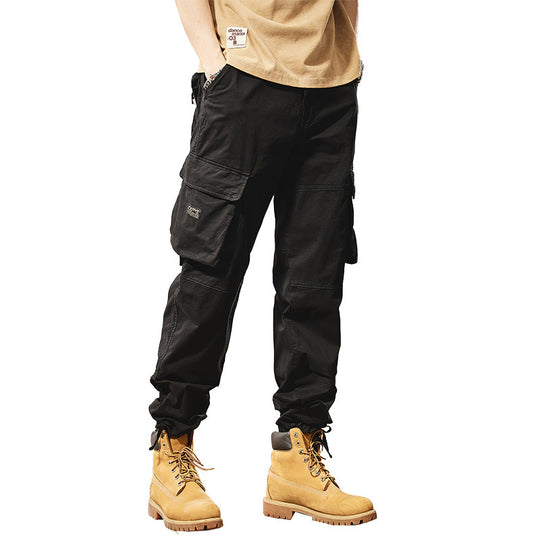 Herren Robuste Utility-Cargo-Hose mit Mehrfachtaschen, verstärkten Kniepaneelen und geradem Bein Nord Taschen