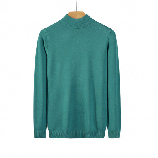 Damen Feiner Langarm-Feinstrickpullover mit schmalem Stehkragen und gerippten Bündchen Nord Taschen