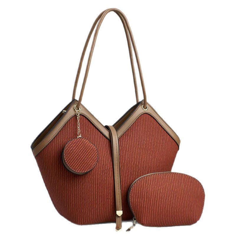 Damen elegante Oversize-Handtasche mit abnehmbarem Mini-Etui Nord Taschen