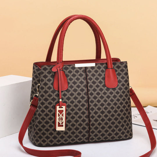 Damen Designer-Handtasche mit modischem Logo-Design und abnehmbarem Schulterriemen Nord Taschen