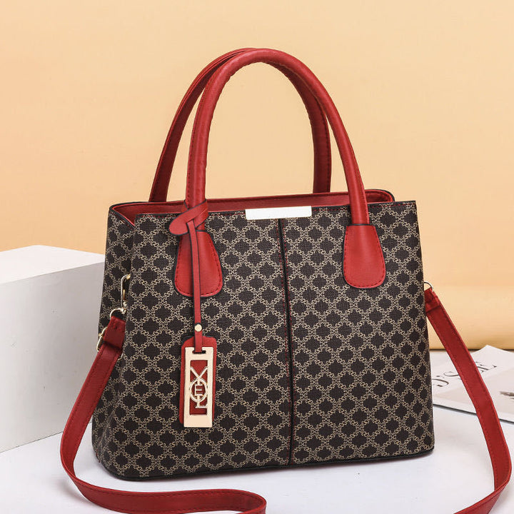 Damen Designer-Handtasche mit modischem Logo-Design und abnehmbarem Schulterriemen Nord Taschen