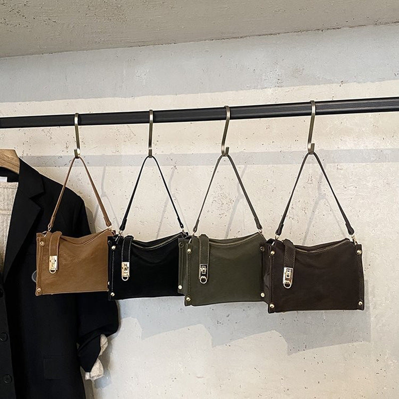 Damen elegante Schultertasche mit abnehmbarem Trageriemen und luxuriösen Details Nord Taschen