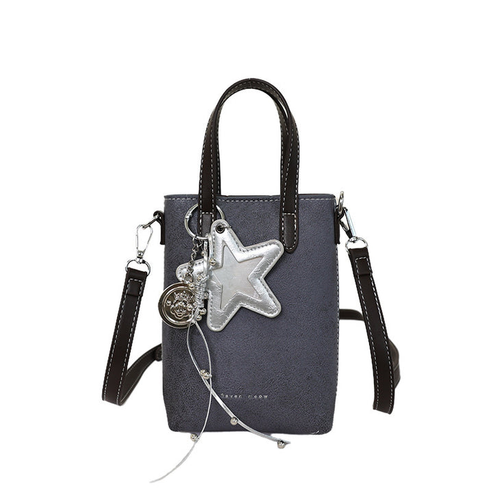 Damen praktische Mini-Handtasche mit abnehmbarem Anhänger Nord Taschen
