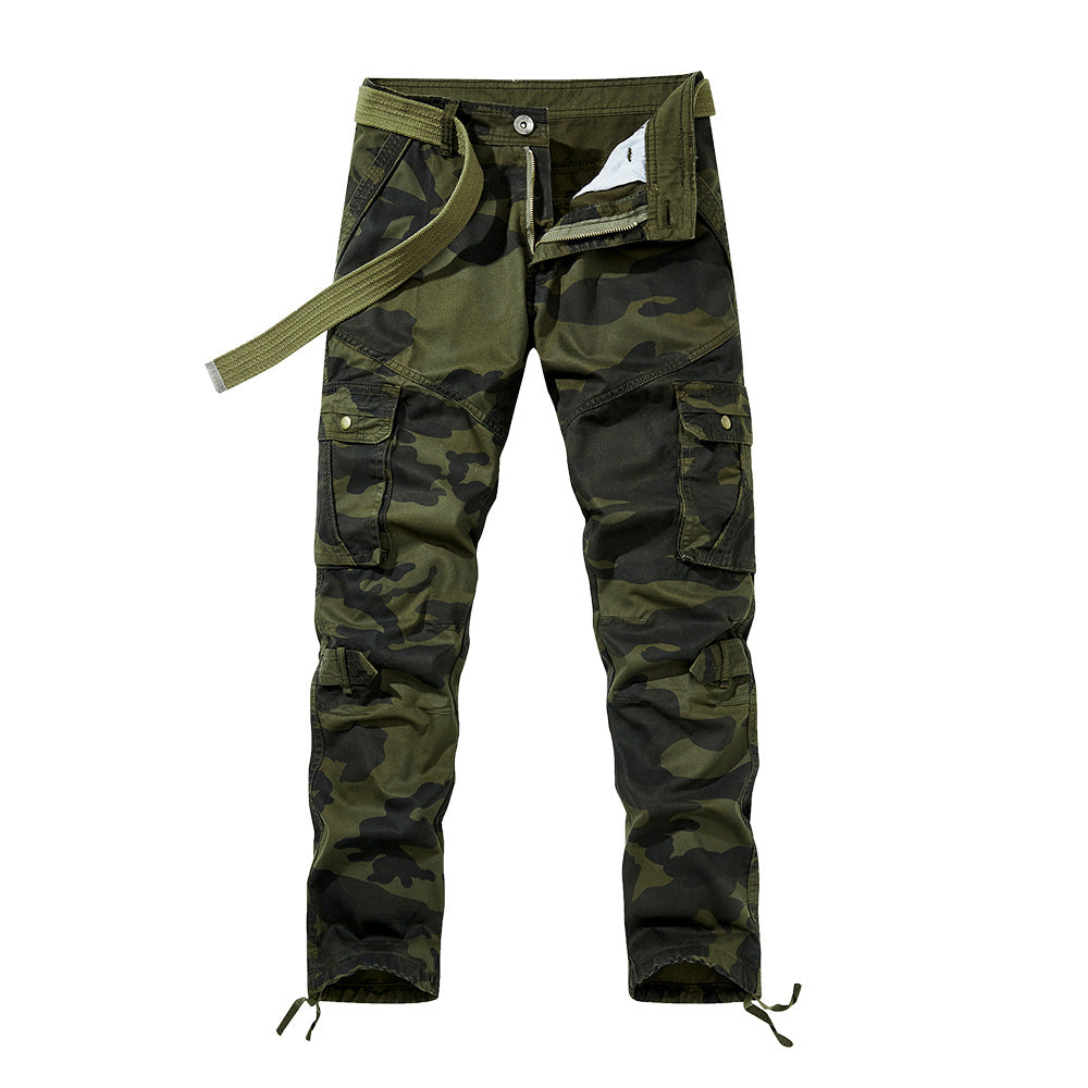 Herren Cargohose im Utility-Stil mit verstärkten Knien, Mehrfachtaschen und Kordelbund Nord Taschen