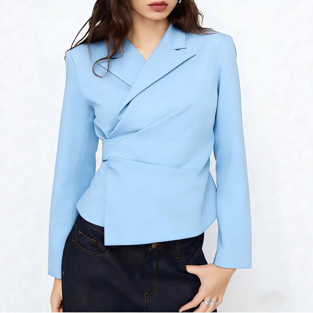 Damen Eleganter Tailored Blazer Nord Taschen