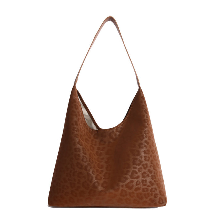 Damen Hobo-Tasche aus hochwertigem Kunstleder mit elegantem Leopardenmuster Nord Taschen