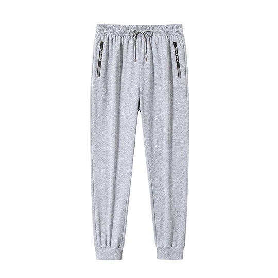Herren Sportliche Funktions-Trainingshose mit elastischem Tunnelzug, Reißverschlusstaschen & schmal zulaufendem Bein Nord Taschen