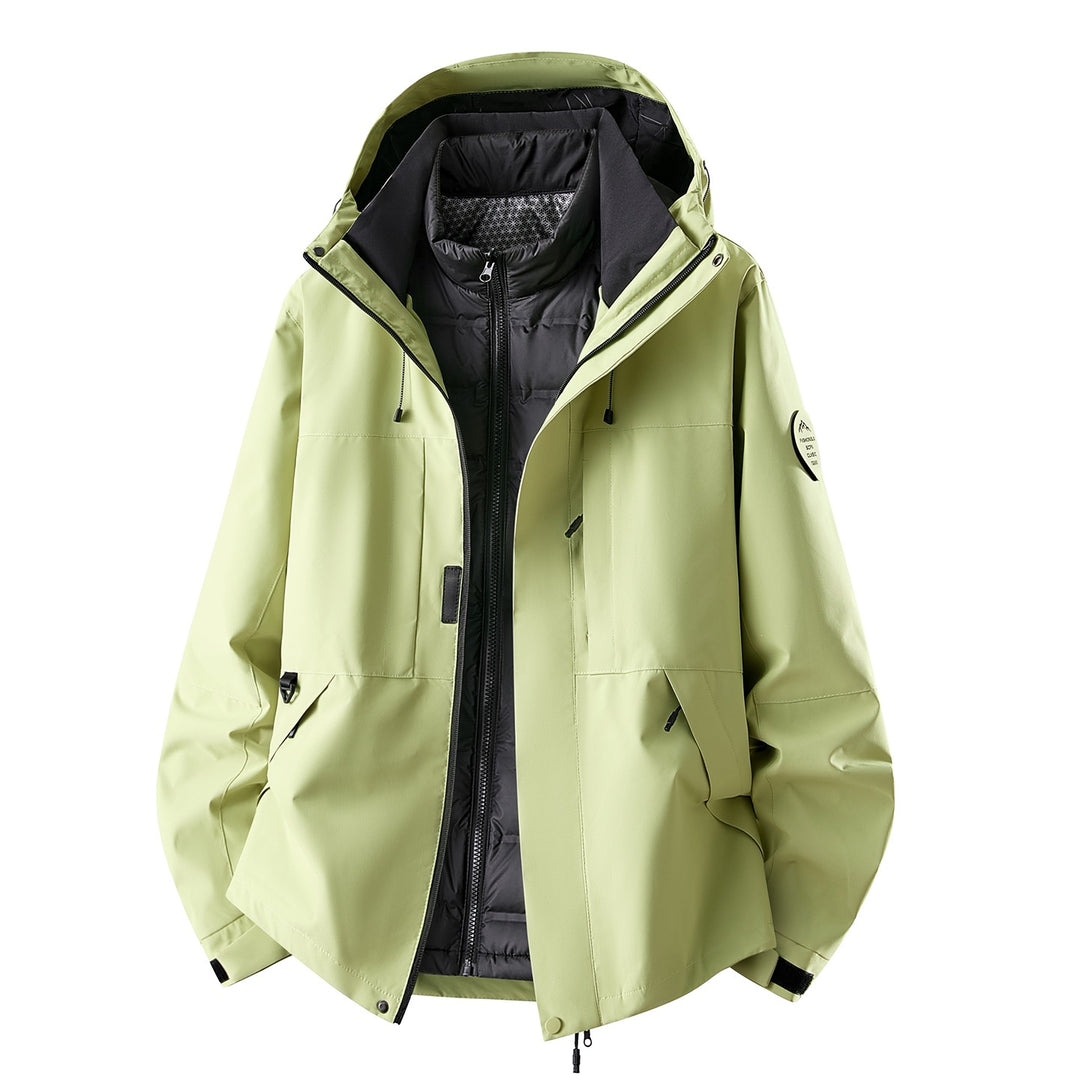 Damen Multifunktionale Outdoorjacke mit herausnehmbarer Stepp-Innenjacke Nord Taschen