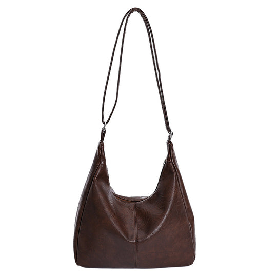 Damen elegante Hobo-Tasche aus hochwertigem Leder Nord Taschen