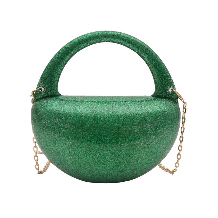Damen elegante Handtasche im modernen Glamour-Stil mit Glitzerdetails Nord Taschen