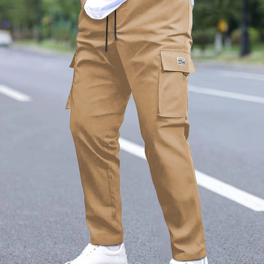 Herren Leichtgewichtige Technical-Cargohose mit Tunnelzugbund, D‑Ring & großen Klappfächern Nord Taschen