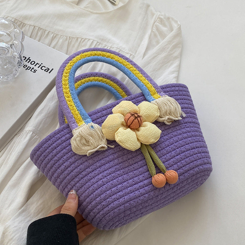 Damen Blumenstoff Einkaufstasche Nord Taschen