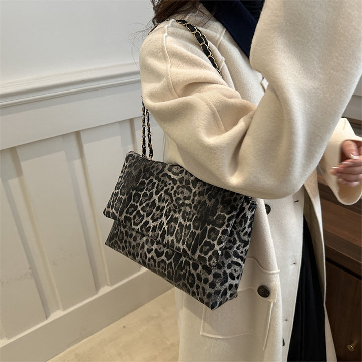 Damen elegante Clutch-Tasche im Leoparden-Look Nord Taschen