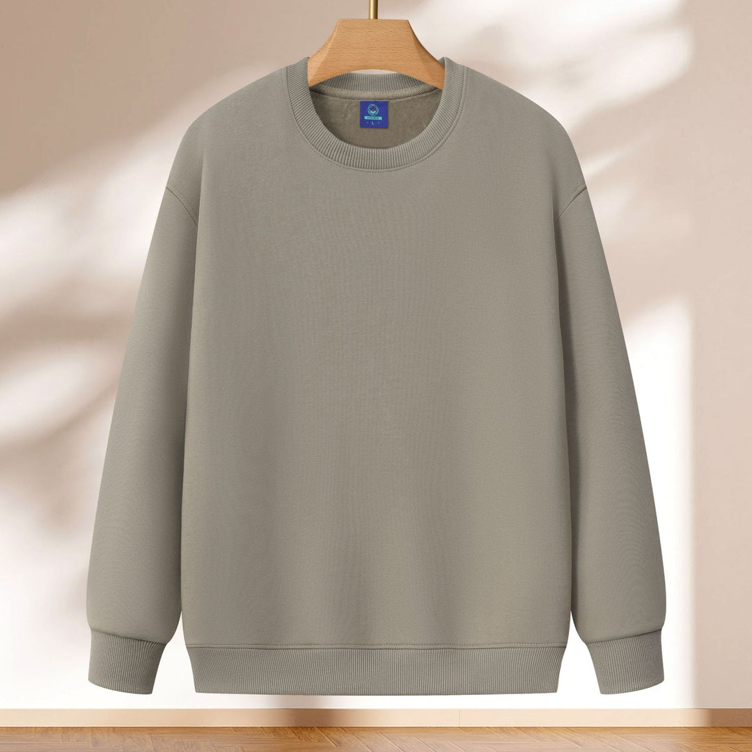 Damen lässiges Sweatshirt mit breiten Schultern und weichem Innenfutter