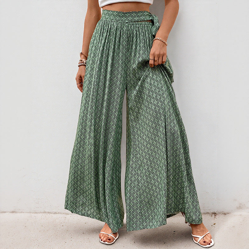 Damen Weite Palazzo Hose Nord Taschen