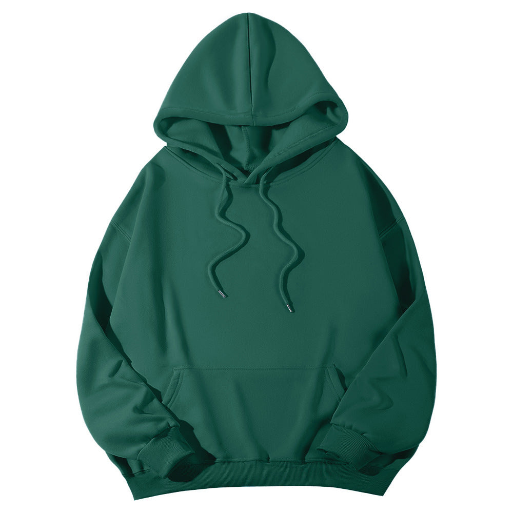 Unisex nan Oversize-Fleece-Hoodie mit tiefer Schulter, Kängurutasche und breitem Rippbund Nord Taschen