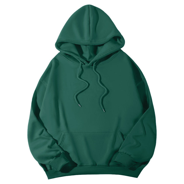 Unisex nan Oversize-Fleece-Hoodie mit tiefer Schulter, Kängurutasche und breitem Rippbund Nord Taschen