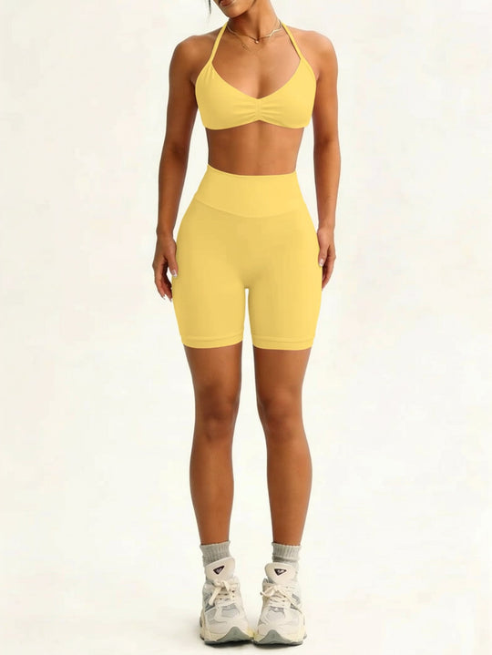 Damen Sportliches Bikini-Set mit hochelastischem Material und verstellbaren Trägern