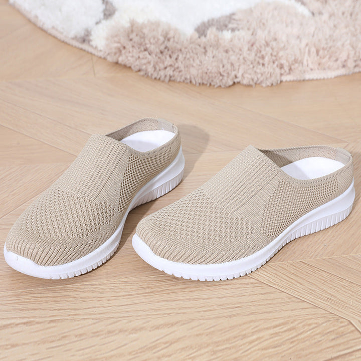 Damen bequeme und atmungsaktive Slip-On Sneaker