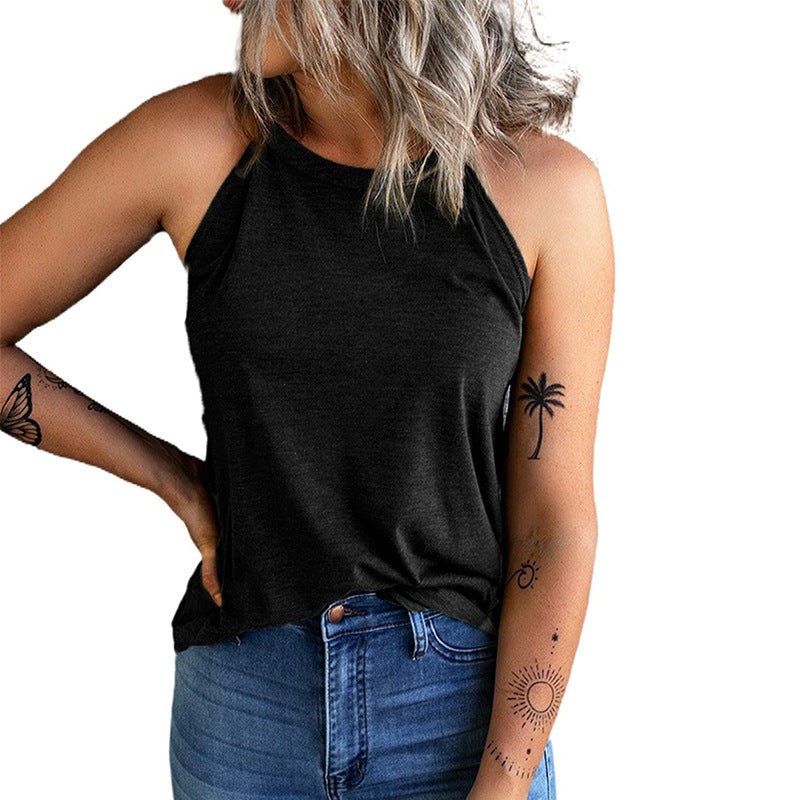 Damen Ärmeloses Sporttop mit lässigem Schnitt und feuchtigkeitsableitender Funktion