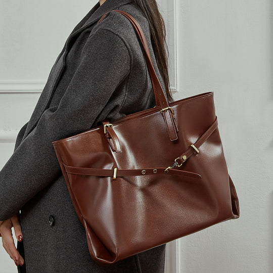 Damen elegante Tote-Tasche mit praktischem Innenaufbau und stilvollen Akzenten Nord Taschen