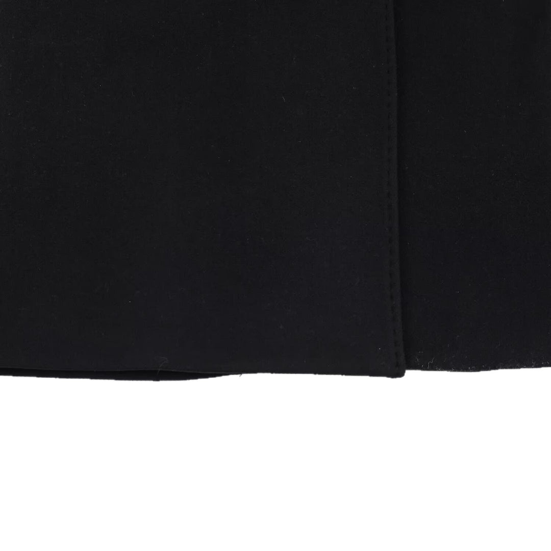 Damen Longline-Mantel mit breitem Revers und Bindegürtel Nord Taschen