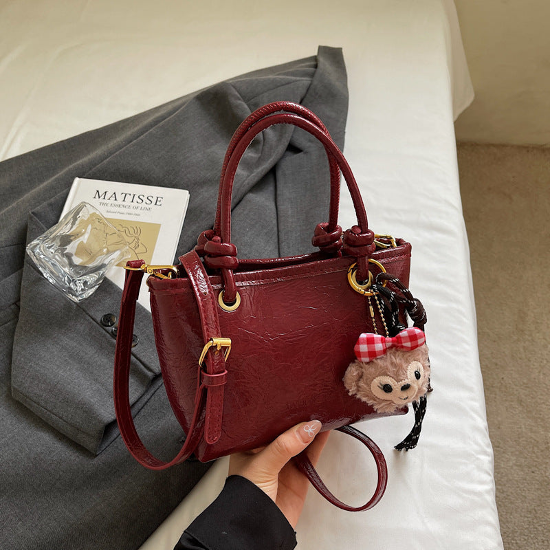 Damen stilvolle Handtasche mit abnehmbarem Schlüsselanhänger Nord Taschen