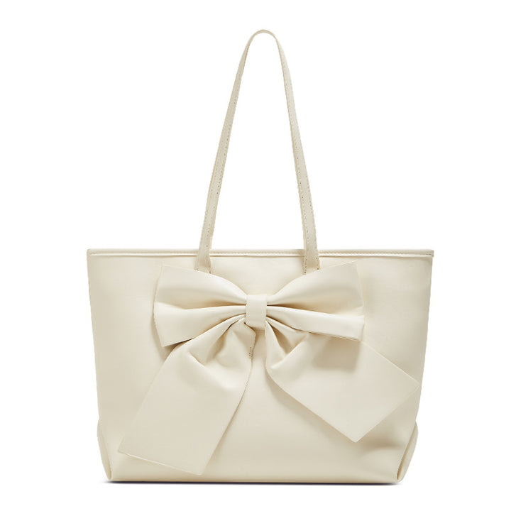 Damen Tote-Tasche mit eleganter Schleife und geräumigem Innenfach Nord Taschen